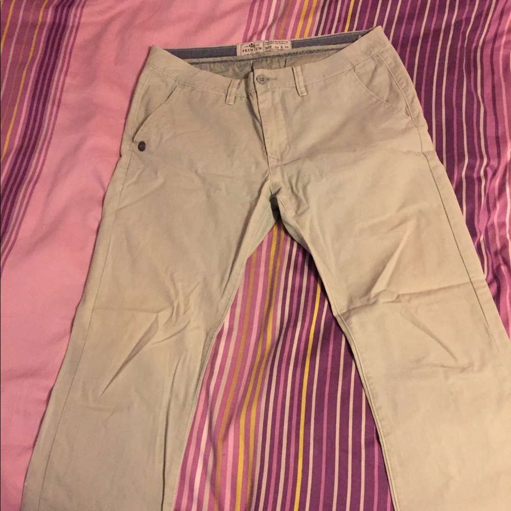 Buffalo Mint Green Pants 34x32